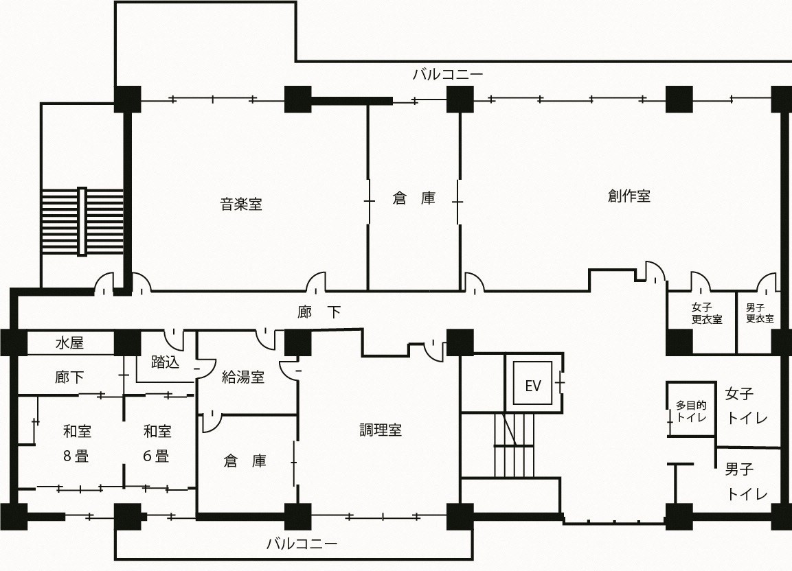 4階フロア図